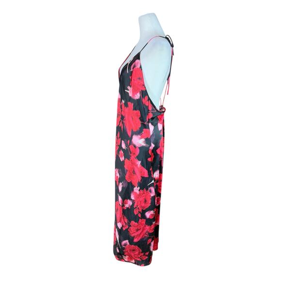 Victoria's Secret Slip Dress Women XL Maxi Satin Floral Romantic‎ Sexy Coquette - Picture 6 of 11